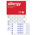 AIRx Filters 16x25x2 Air Filter  11 Pleated   Furnace Air Filter, Allergy 6-Pack, Made in the