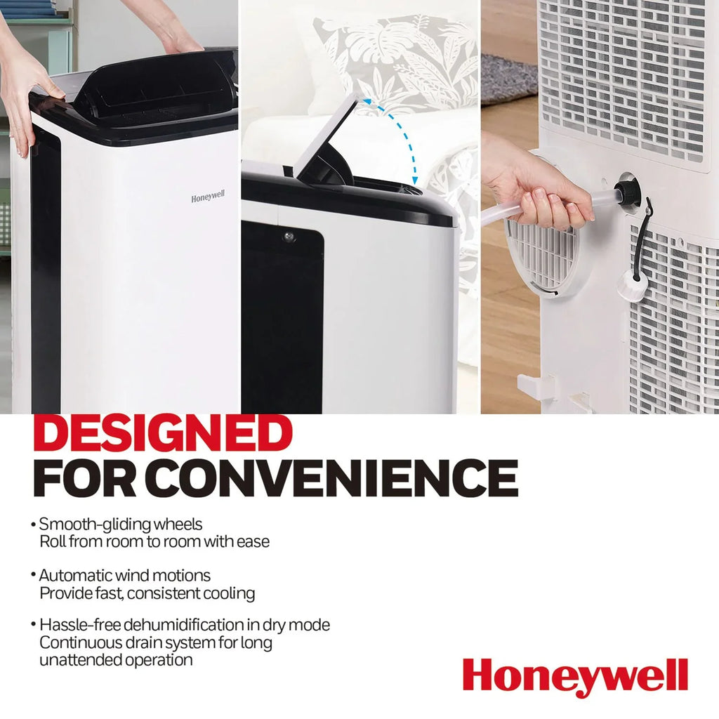 Honeywell 10,000  Smart WiFi Portable Air Conditioner & Dehumidifier with Voice Control, HF0CESVWK6