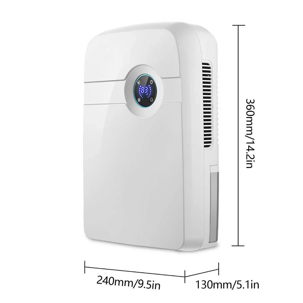 Portable 2.5L Dehumidifier 42W Small Dehumidifier with Remote Control for Home