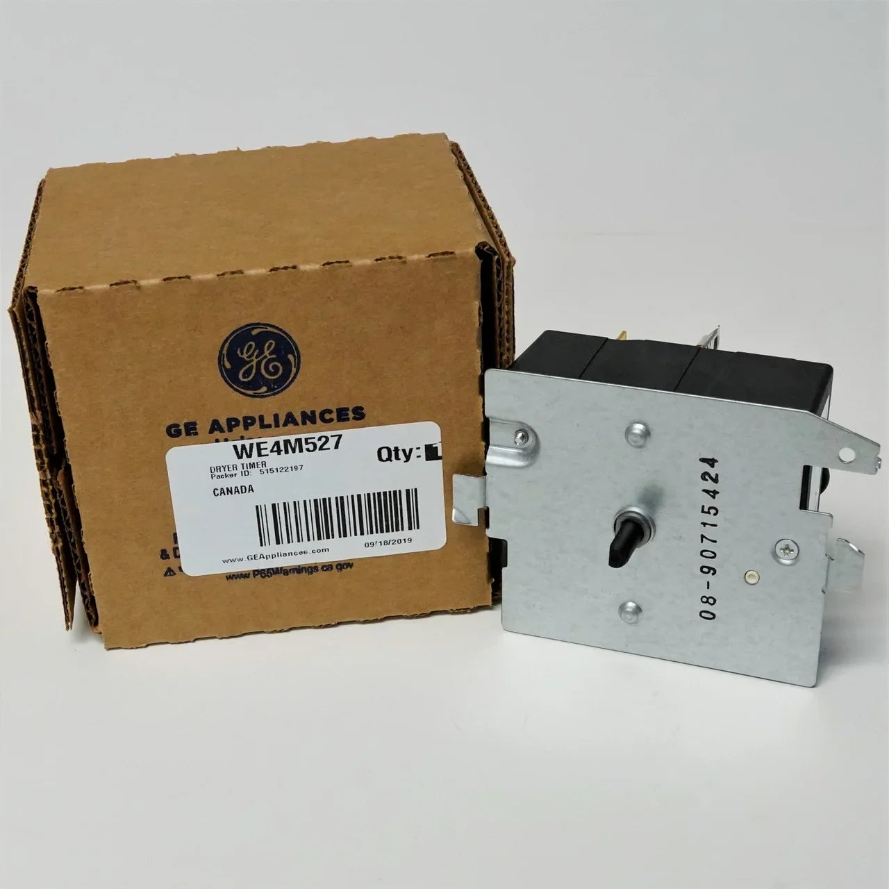 WE4M527 WE4M527  Dryer Timer AP5632405 PS3654187