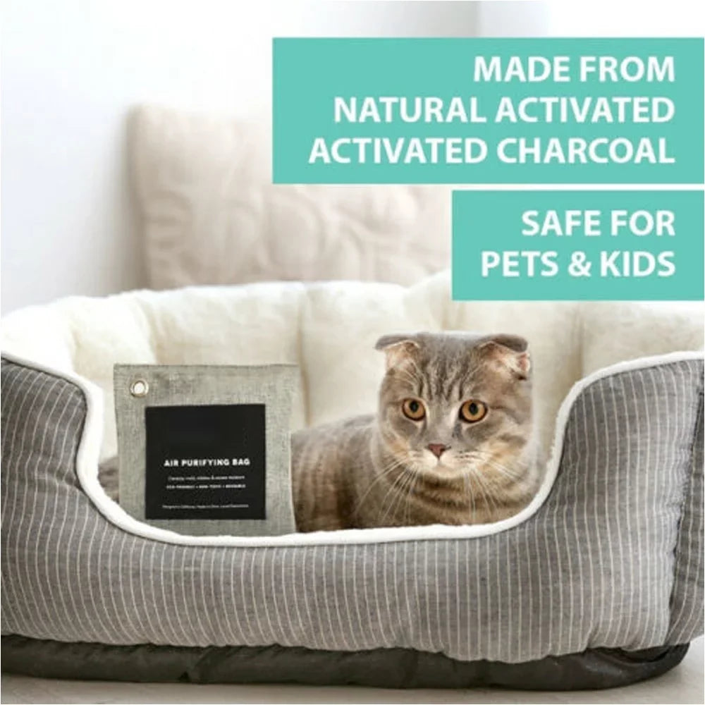 20pcs Bamboo Charcoal Air Purifying Bag Activated Charcoal Bags Odor Absorber