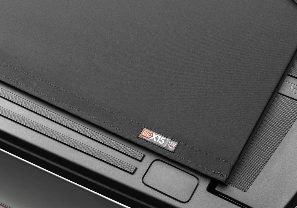 TruXedo Pro X15 Soft Roll Up Truck Bed Tonneau Cover | 1498301 | Compatible with 2015 - 2023 Ford F-150 6' 7" Bed (78.9") , Black
