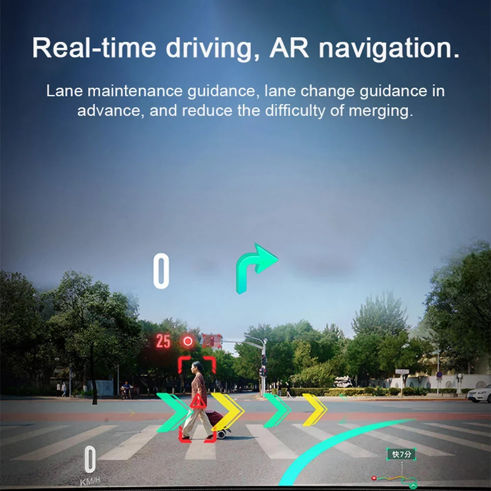Docooler Multi-language Dual Lens Car Video Recorder Auto Dash Cam Car Recorder Night Viewing 10.26in  170 Degree Wide Angle Car Global Positioning System Navigation Camcorder