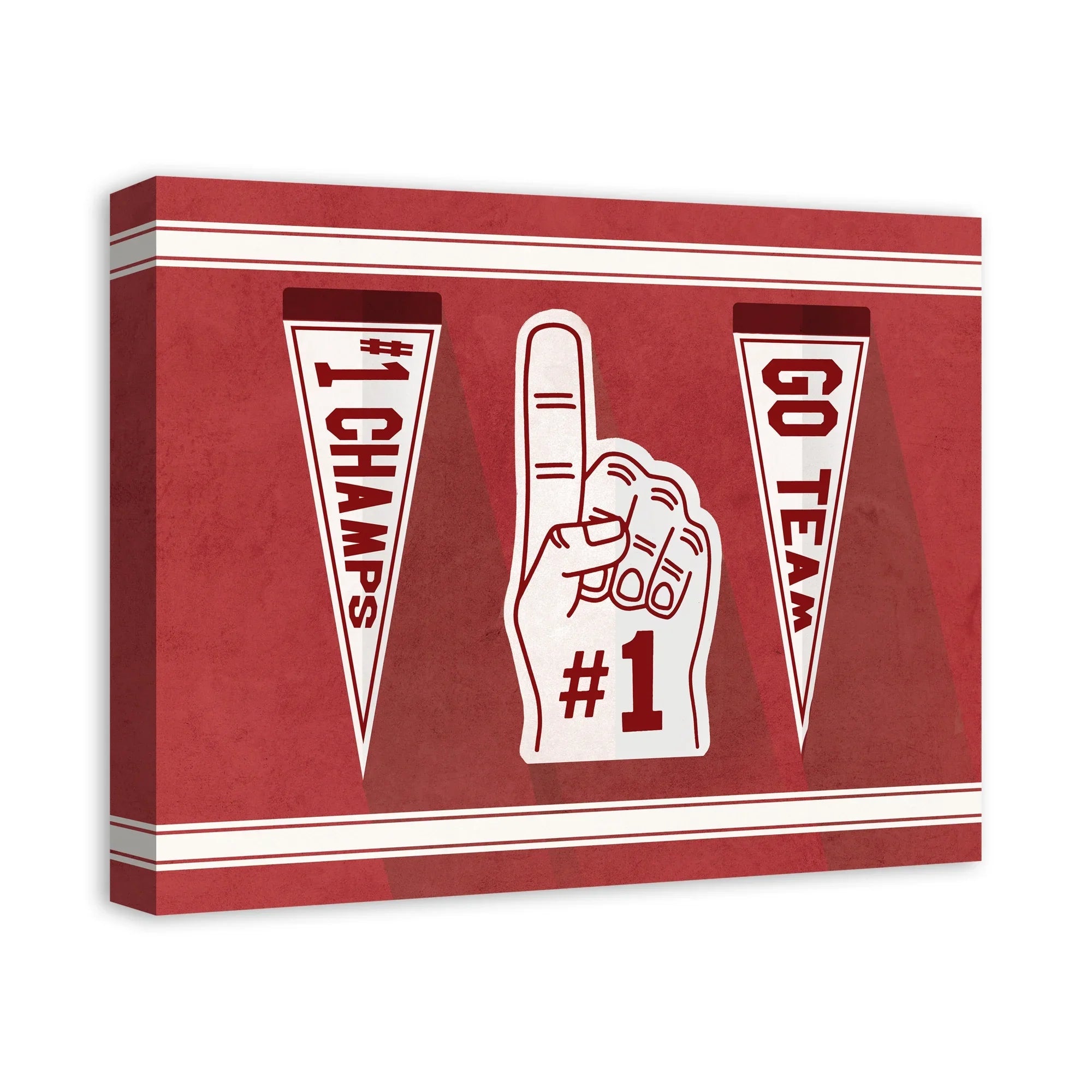 Creative Products Number One Fan 16x20 Canvas Wall Art