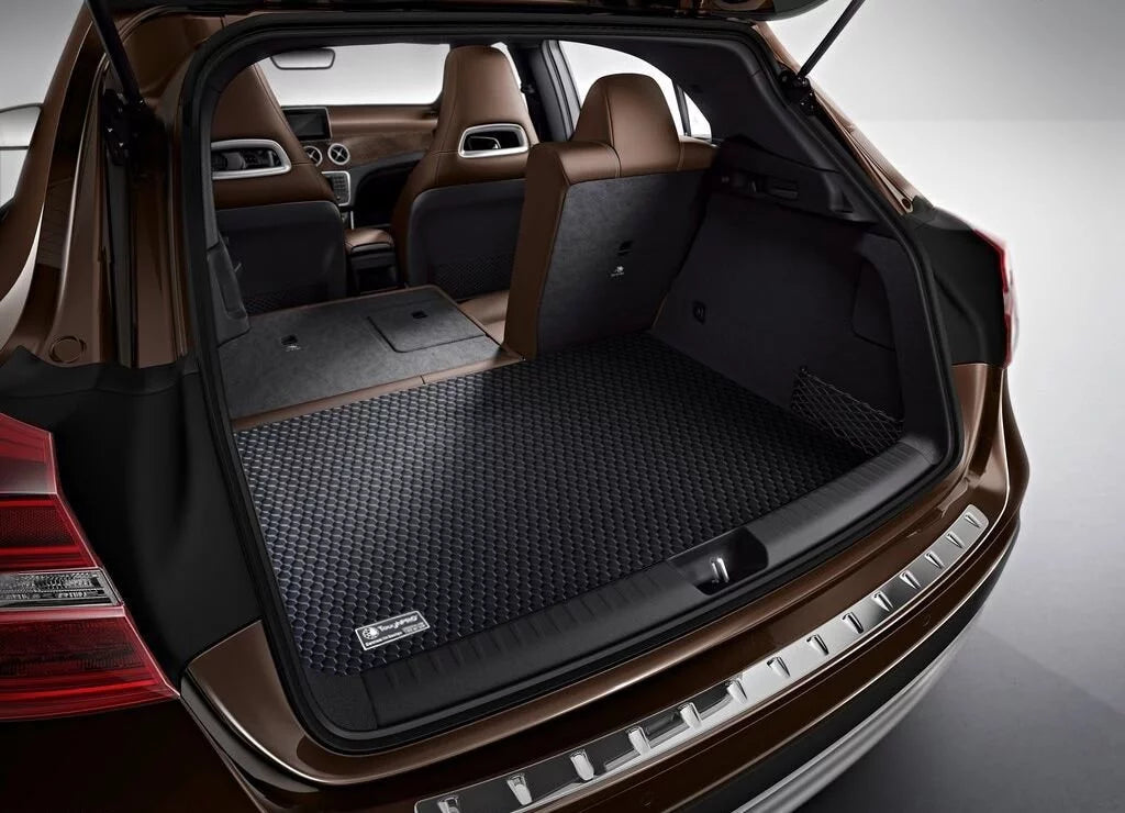 ToughPRO - Trunk Mat Compatible with  Camry - All Weather Heavy Duty (Made in ) - Black Rubber - 2015