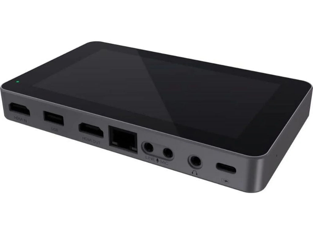 YoloBox Mini Ultra-Portable All-in-One Smart Live Streaming Encoder/Monitor Bundle with 128GB Extreme  Memory Card and Pearstone 6'  Cable