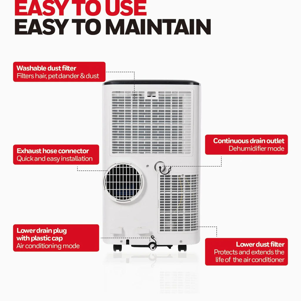 Honeywell 10,000  Smart WiFi Portable Air Conditioner & Dehumidifier with Voice Control, HF0CESVWK6