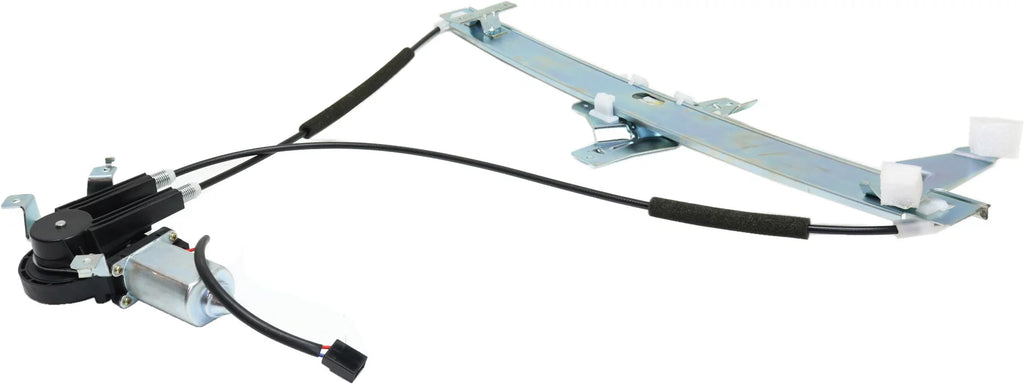 Window Regulator For 1992-2002 Ford E-350 Econoline Club Wagon 1992-1998 Front, Right Passenger Extended Van Standard Cutaway Cargo Stripped Chassis Power With Motor