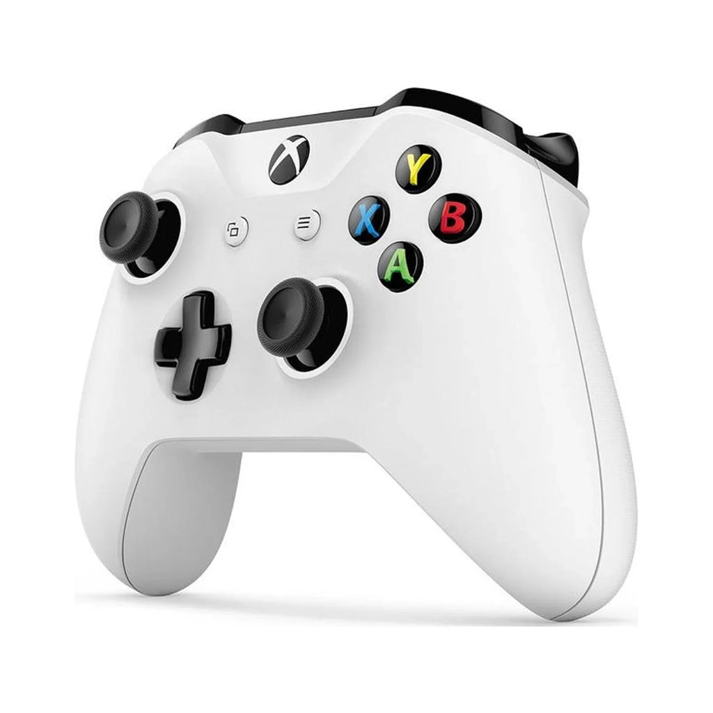 Microsoft Xbox One S 500GB with 2 Controller, 4K Ultra  White with   Cleaning Kit Headset Bundle Like New