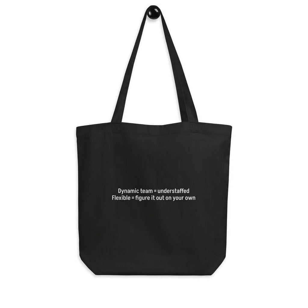 Job Description Keyword Series, Dynamic and Flexible - Eco Tote Bag