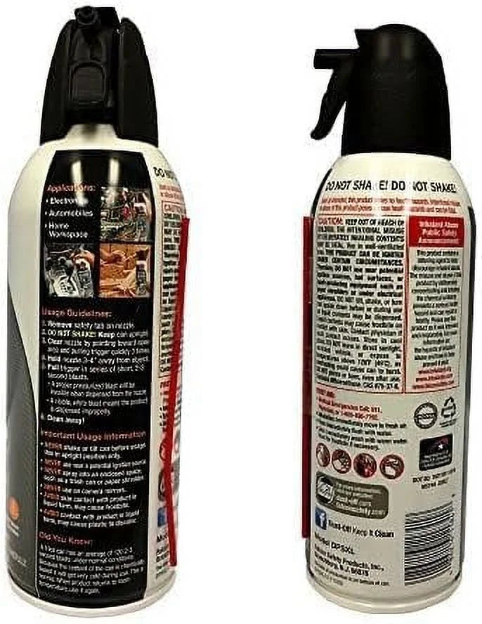 Dust-Off Disposable Compressed Gas Duster, 10 oz Cans, 6 Pack