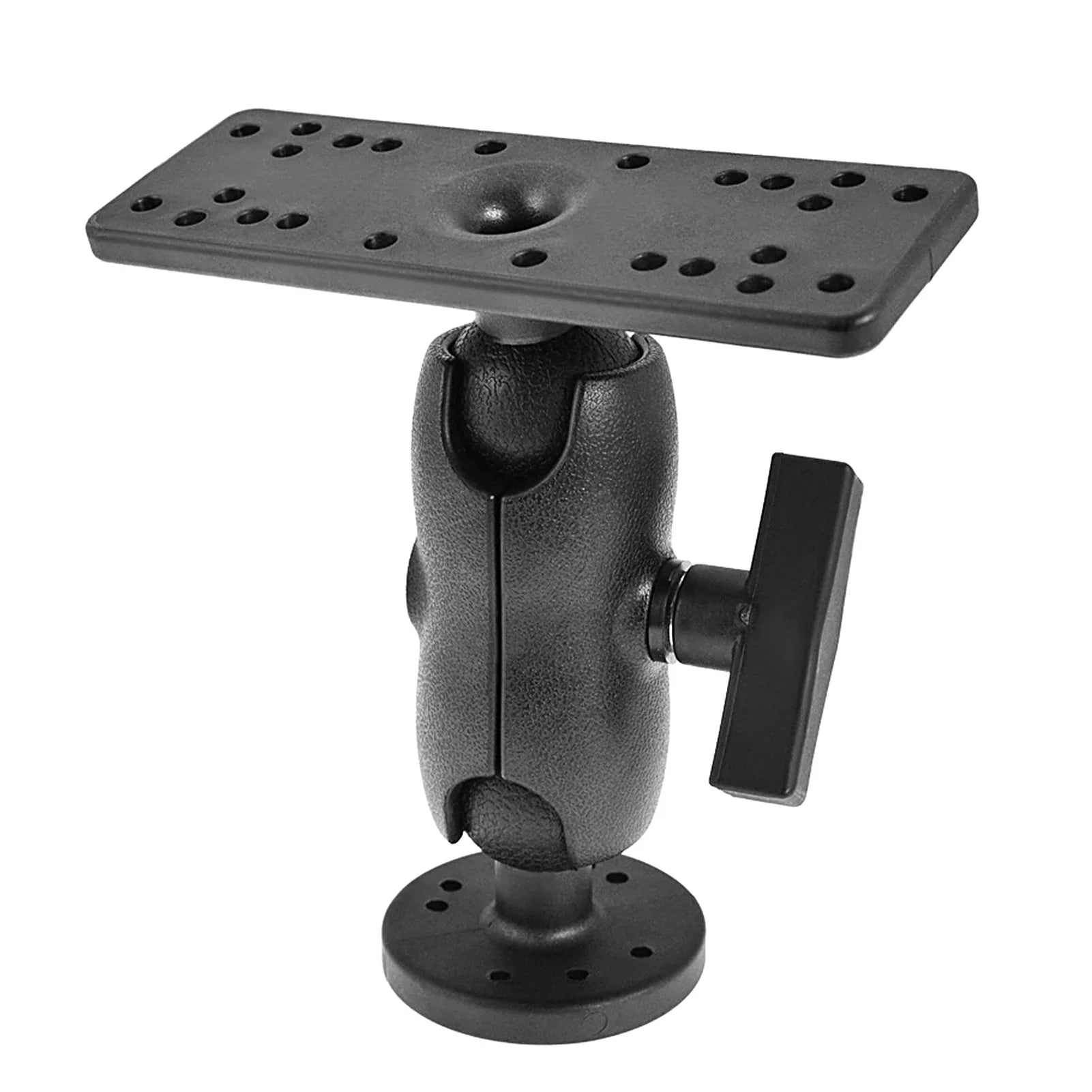 Portable Kayak Fishfinders Holder Fish Finder Ball Mount Base 360° Swivel Fish Finder Mount Fish Finder Kayak Accessory