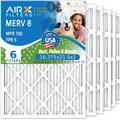 16.375x21.5x1 Air Filter  8 Comparable to  700 &  5 Electrostatic Pleated Air Conditioner Filter 6 Pack  Premium  Made 16.375x21.5x1 Furnace Filters by     .
