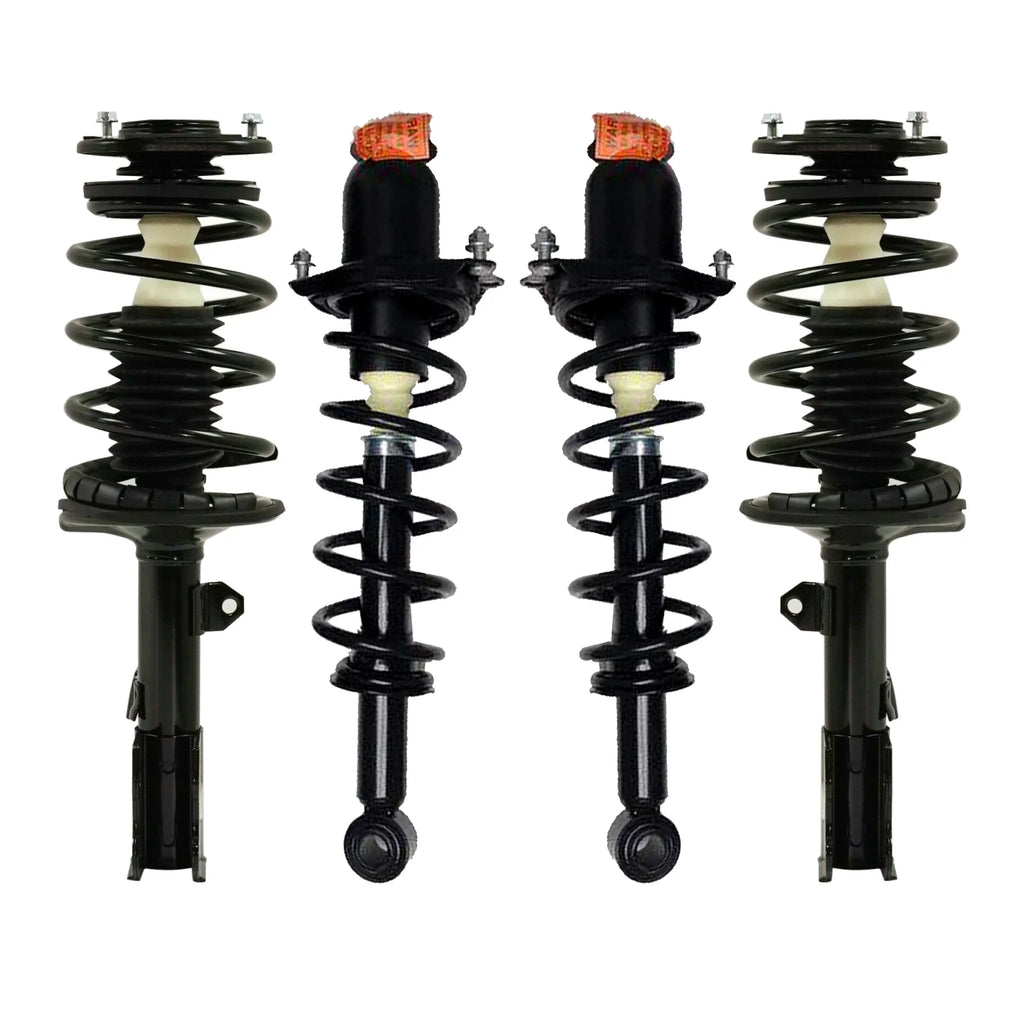 Shoxtec Full Set Complete Strut Assembly for 2004 - 2009 Toyota Prius 1.5L I4 Coil Spring Assembly Shock Absorber Repl. Part no. 1345378 172358 172357 11101 11102