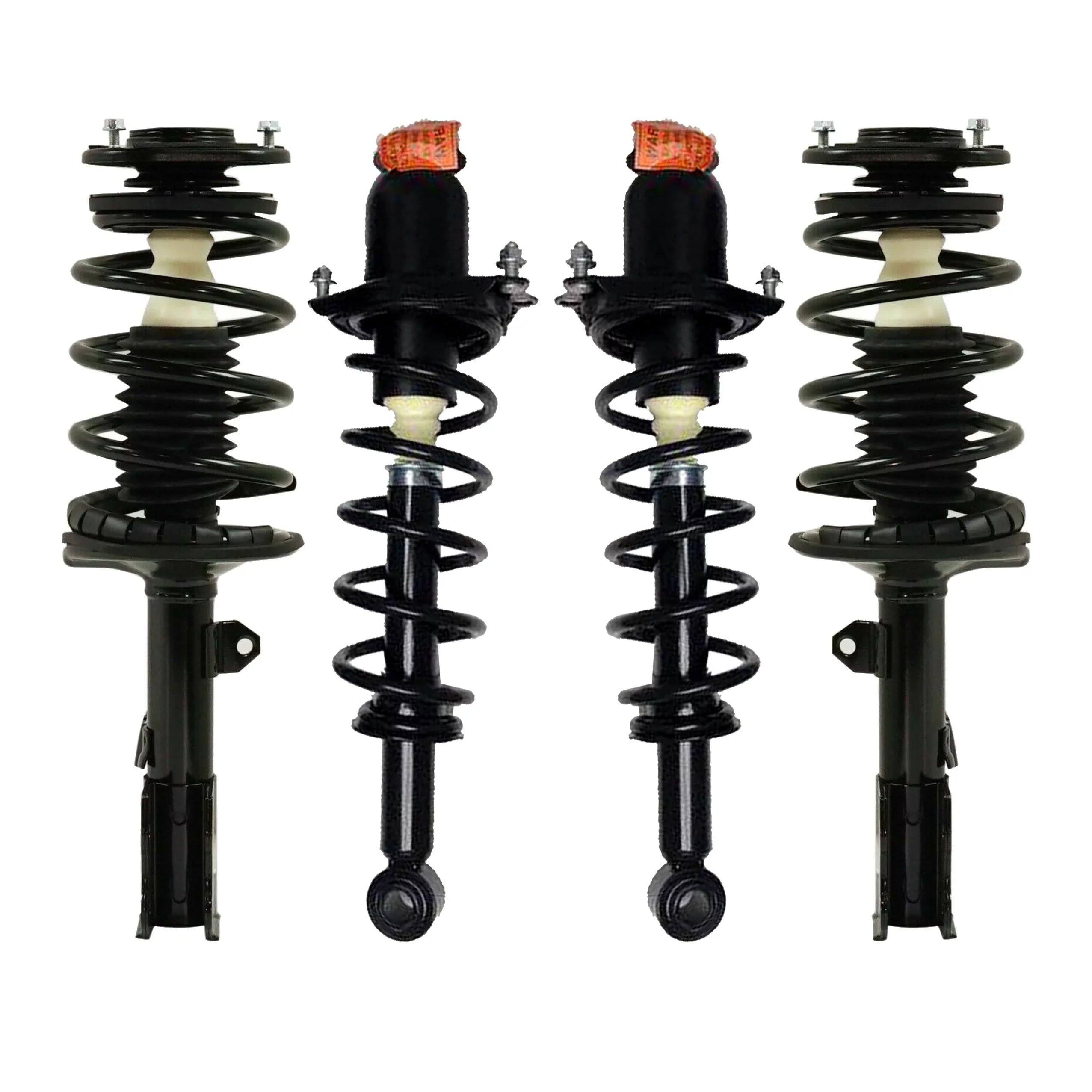 Shoxtec Full Set Complete Strut Assembly for 2004 - 2009 Toyota Prius 1.5L I4 Coil Spring Assembly Shock Absorber Repl. Part no. 1345378 172358 172357 11101 11102