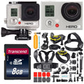 Restored GoPro HERO3 White Edition 1080p Camcorder -301 With 35-In-1 Action Camera Accessory Kit (Refurbished)