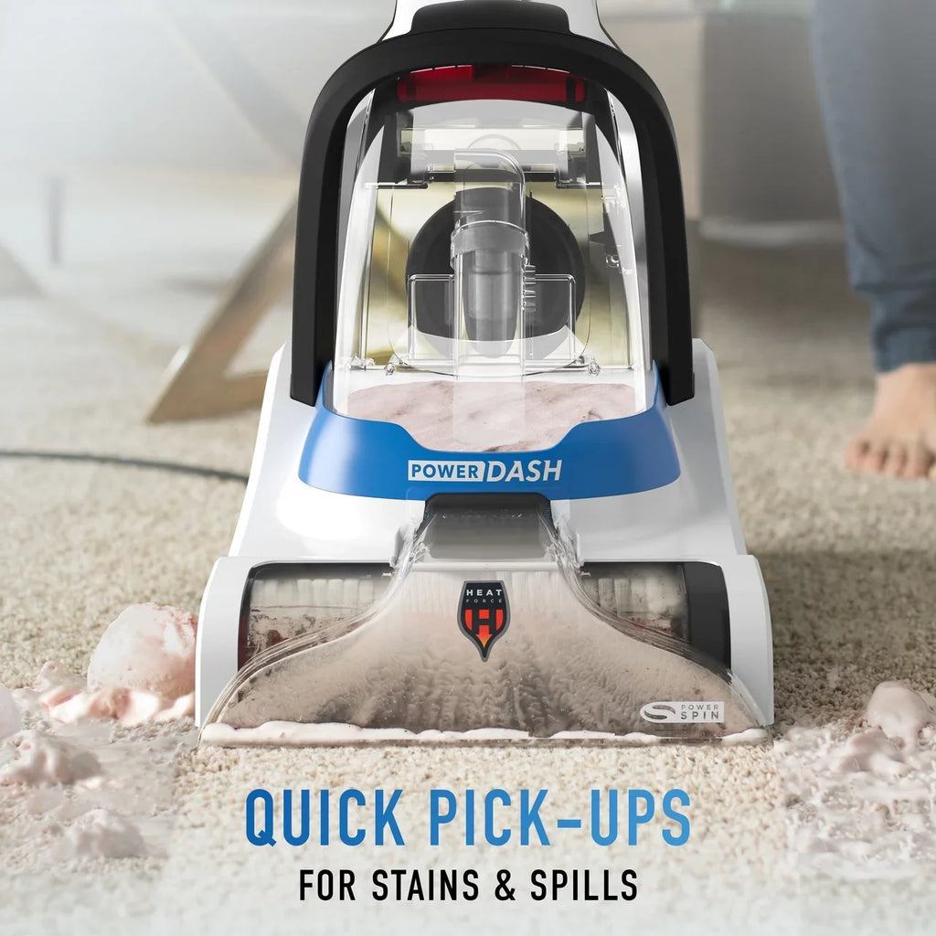 Hoover PowerDash Pet Compact Carpet Cleaner with Antimicrobial Pet Brushes FH50710