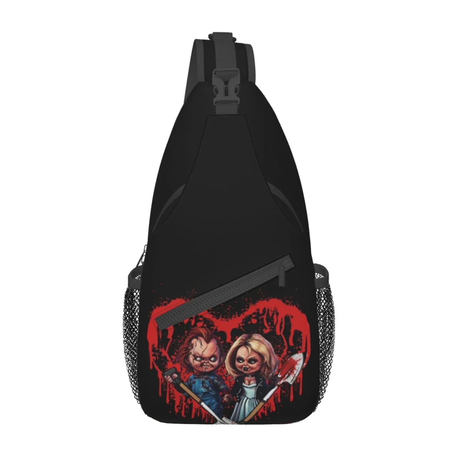 Bride Of Chucky Play Chest Bags Crossbody Sling Backpack Unisex Travel Hiking Daypack Shoulder Bag Gifts For Women Men