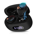 UrbanX True Wireless Bluetooth Earbuds + Charging Case, Black, Dual Connect, IPX5 Water Resistance, Bluetooth 5.2 Connection, Balanced, Bass Boost Compatible with Lenovo Tab P11 Plus