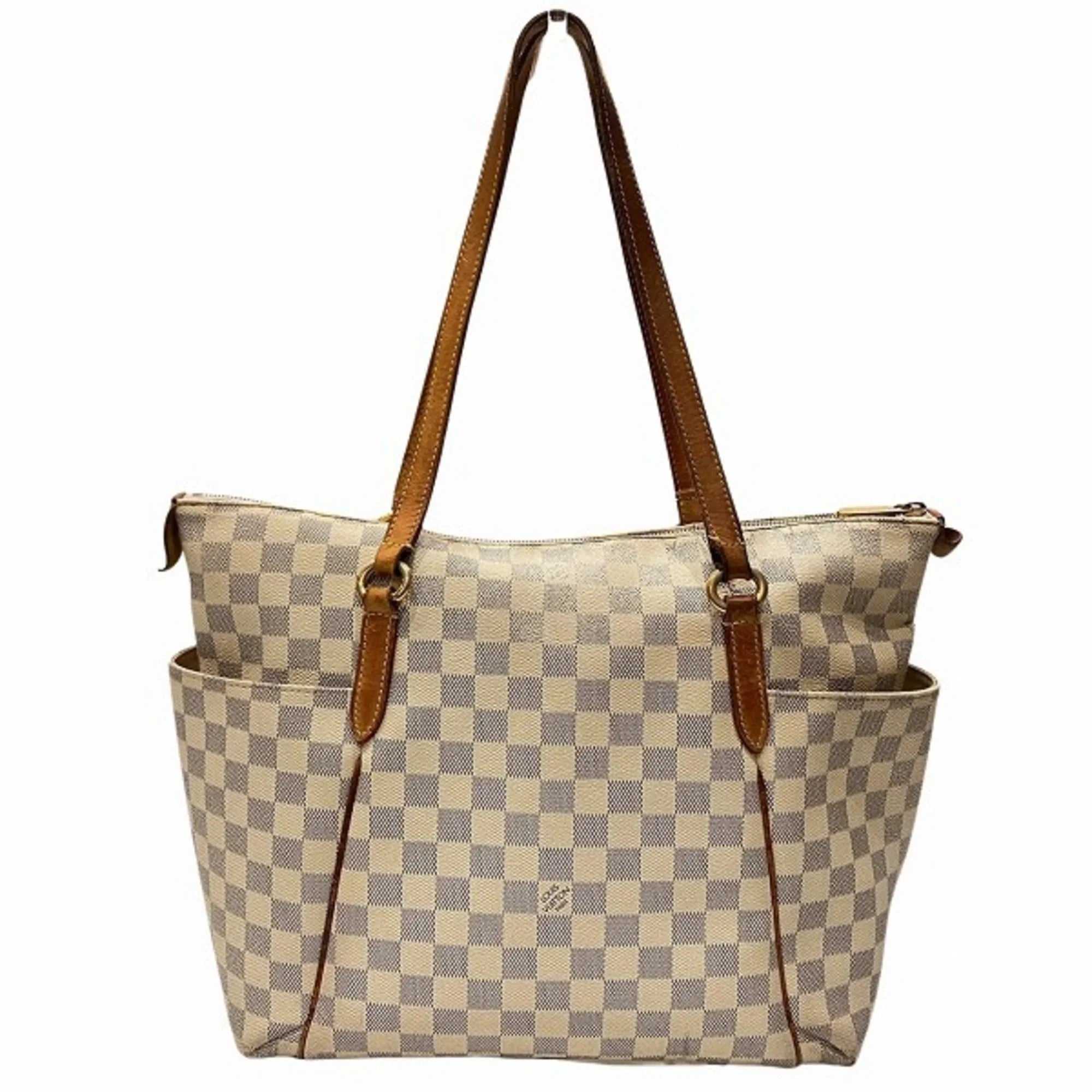 Pre-Owned Louis Vuitton Damier Azur Totally  N41279 Bag Tote Shoulder Ladies (Fair)