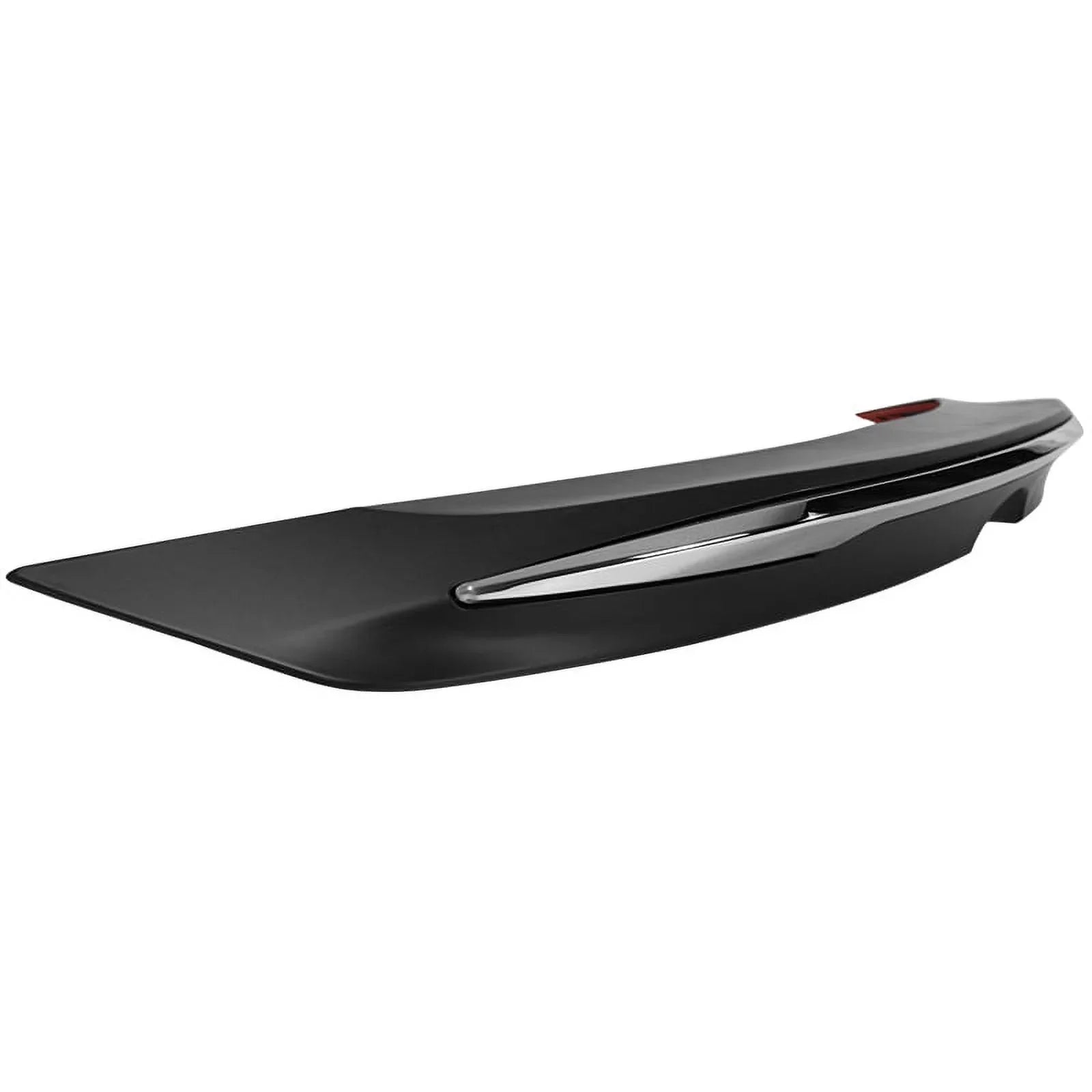 Ikon Motorsports Compatible with 18-23 Toyota Camry   Style Rear Trunk Spoiler Wing With Chrome Trim 2018 2019 2020 2021