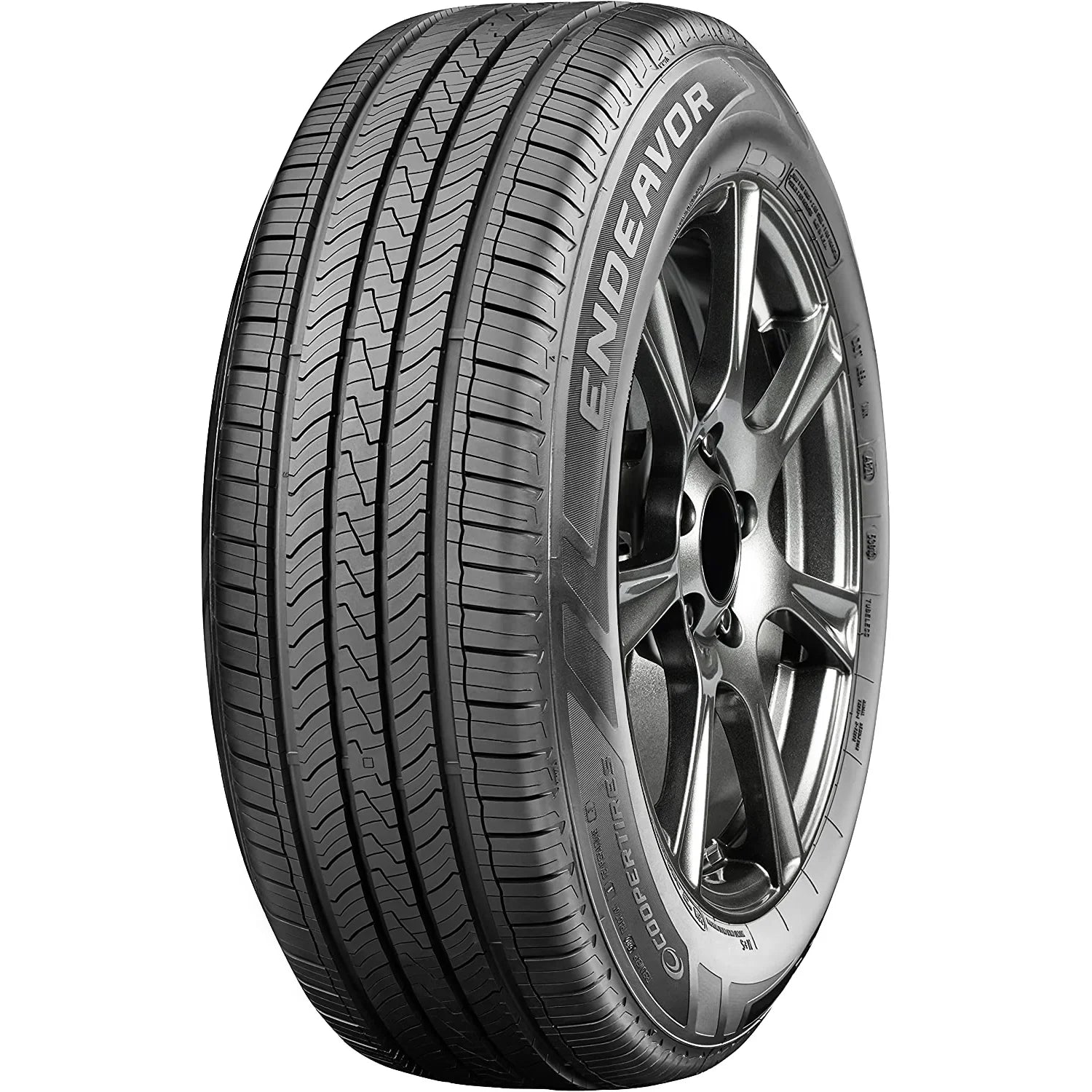 Set of 4 () Cooper Endeavor 225/50R17 98V   A/S All Season Tires Fits: 2012-15 Chevrolet Cruze , 2012-18 Ford Focus Electric