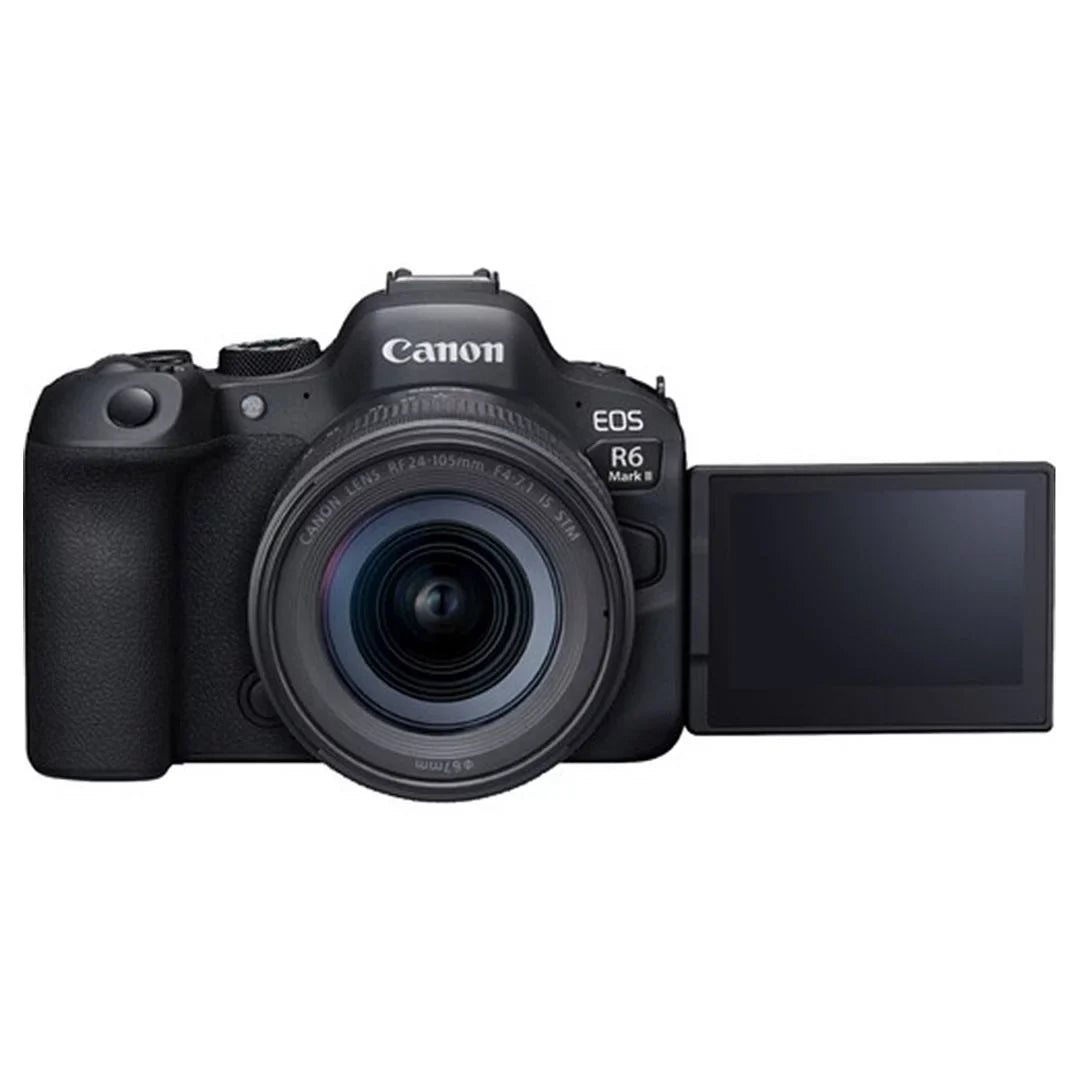 Canon  R6 Mark  Mirrorless Camera with  24-105mm Lens + Mount Adapter + 2 Pack SanDisk 32GB Memory Card +  Flash + Case + ZeeTech Accessory
