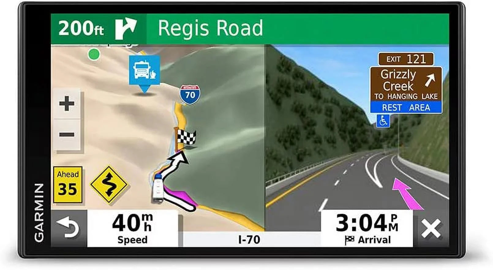 Garmin  780  Traffic Navigator with 8GB MicroSD Card, 6Ave Travel Bundle & Cleaning Kit