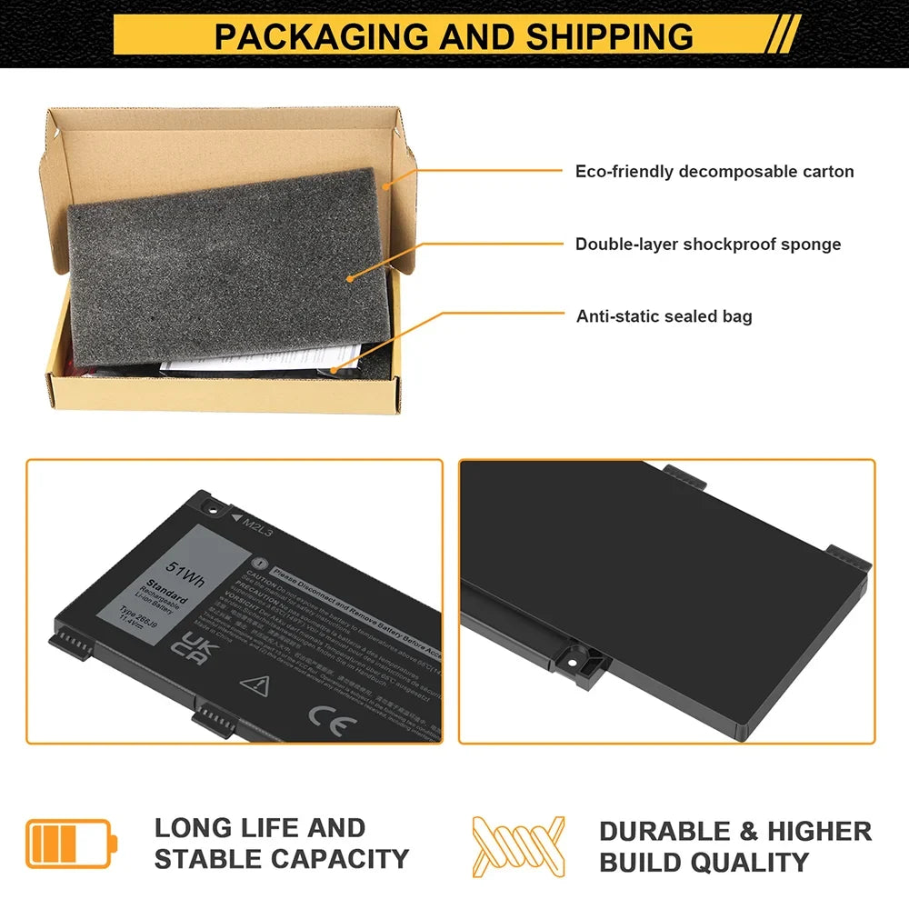 G3 3590 G5 5500 G5  5505 11.4V 51WH 4255MAH -  415CG