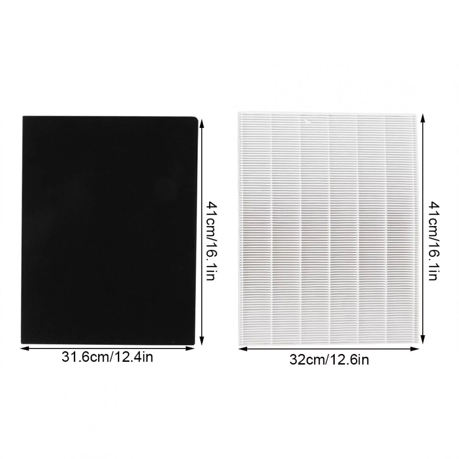 Tarente High Efficiency Particulate Air Purifier  Filter Replacement Filter + Activated Carbon Cott