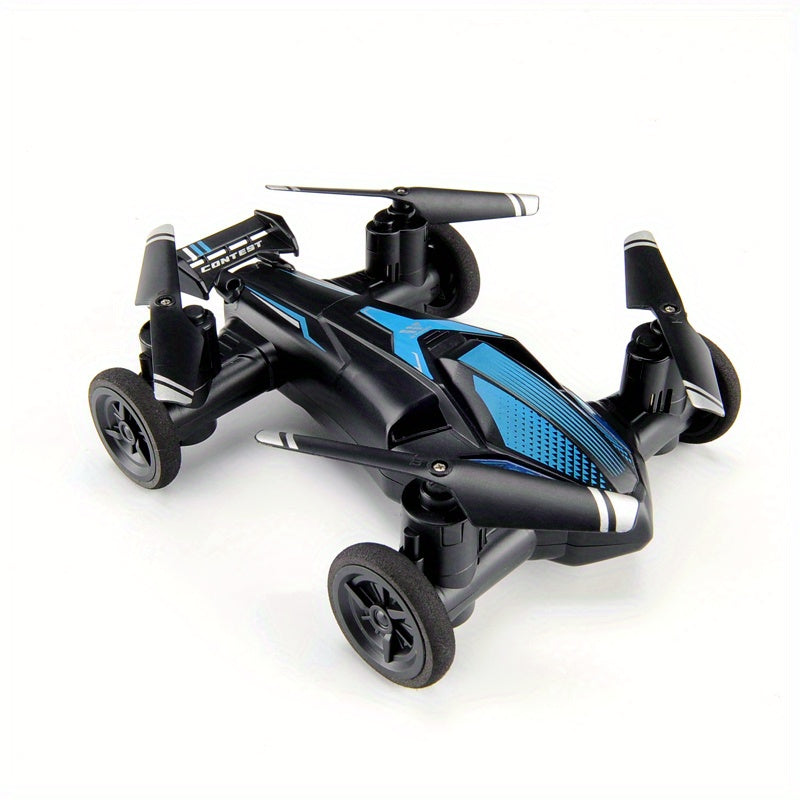 Drone For Land And Air Dual-use  Toy Car Four-axis Unmanned Drone High-speed And Low-speed Switch Intelligent Height Setting, Stable Flight, Gift Toys