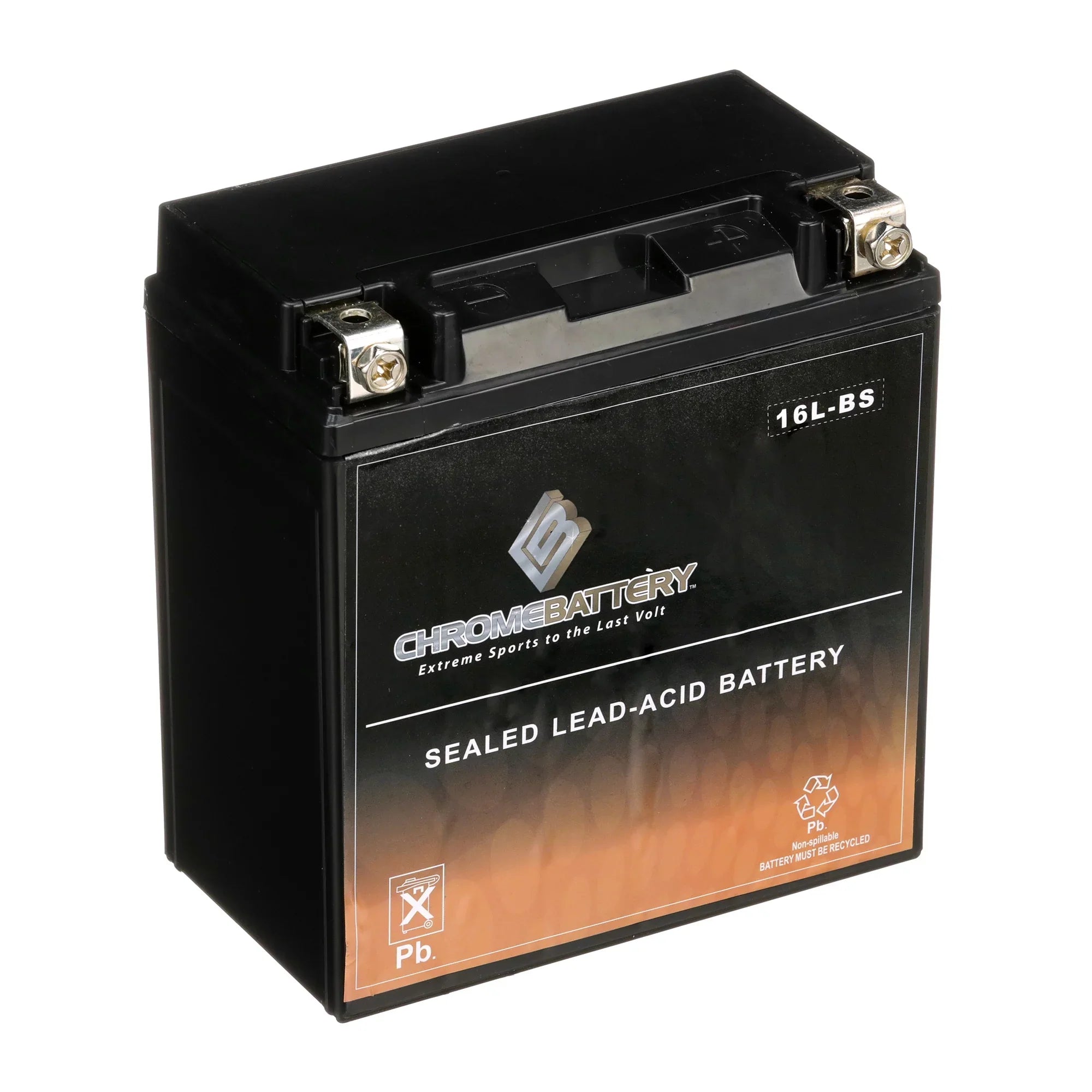 Chrome Battery YTX16L- (16L- 12 Volt,14 Ah, 230 ) Jet Ski Battery for Yamaha Wave Runner 2005