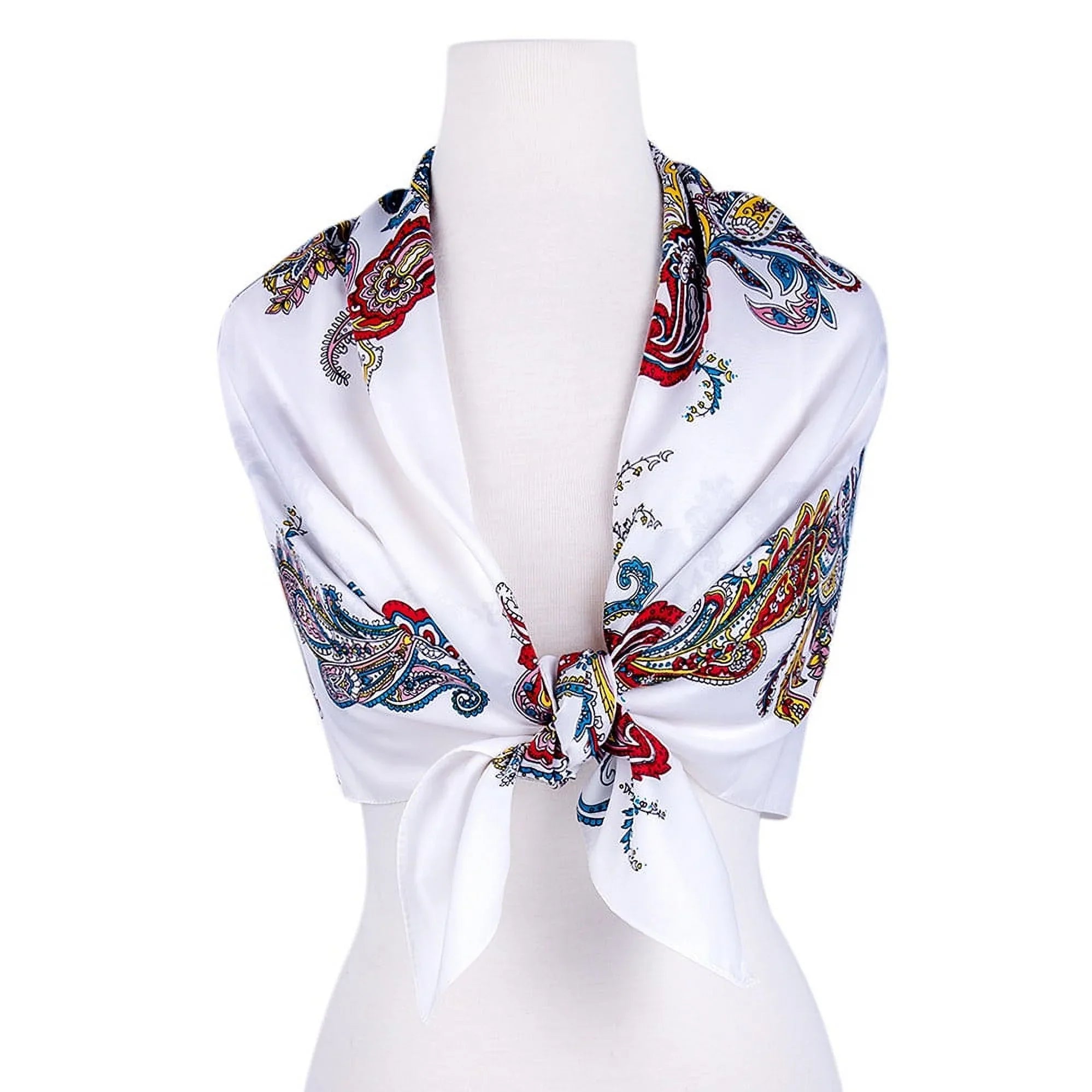 Evening Shawl and Wrap for Women Magic Land Silk Shawl 39x39” (100x100 cm) Travel Scarf Tops Fashion Shawl for Wedding