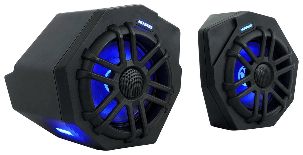 (2) Memphis CANAMX365FE Speakers+Pods+ Tower Speakers+Amp For 2017+ Can Am X3