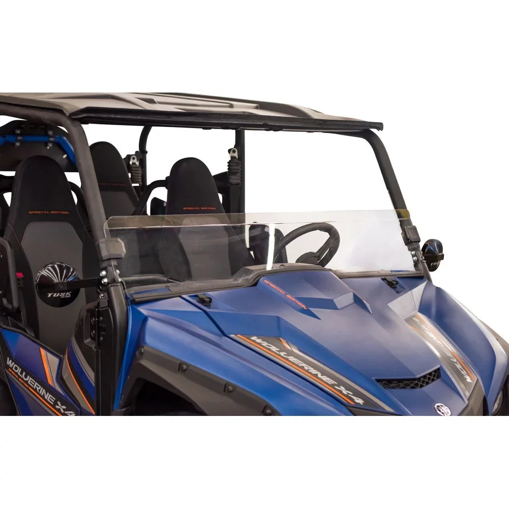 Tusk Removable Half Windshield Clear - Scratch Resistant For Yamaha Wolverine X4 -R 2020