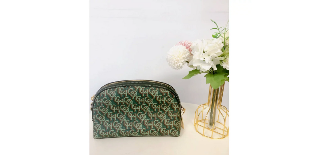 Coach CF343 Madi Crossbody With Coach Monogram Print  Green