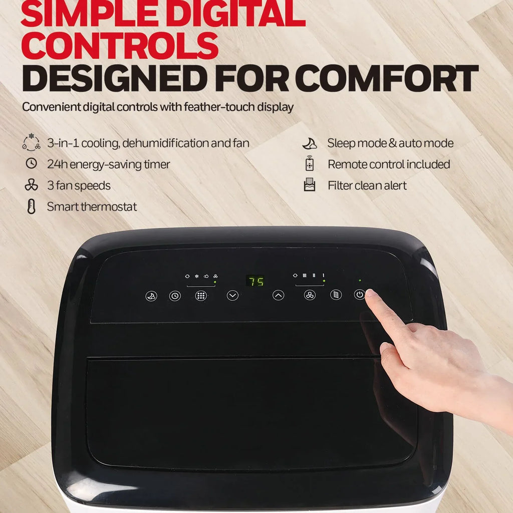 Honeywell 10,000  Smart WiFi Portable Air Conditioner & Dehumidifier with Voice Control, HF0CESVWK6
