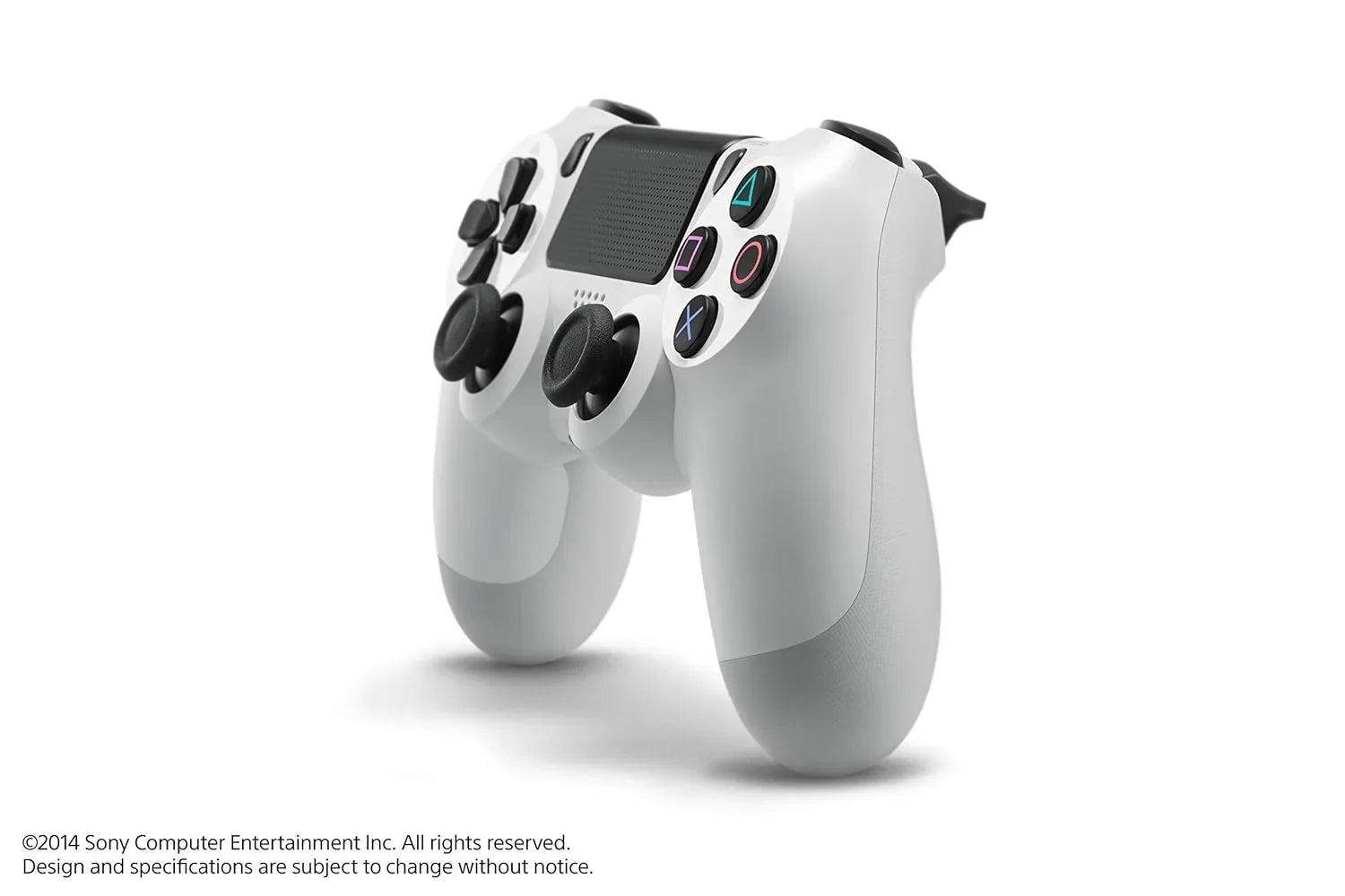 PS4 DualShock Wireless Controller Bundle - White - With Earbuds Like New with