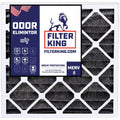 Filter King 12x12x1 Air Filter | 4- | Carbon  8  Pleated A/C Furnace Filters |    | Actual Size: 11.5 x 11.5 x .75"
