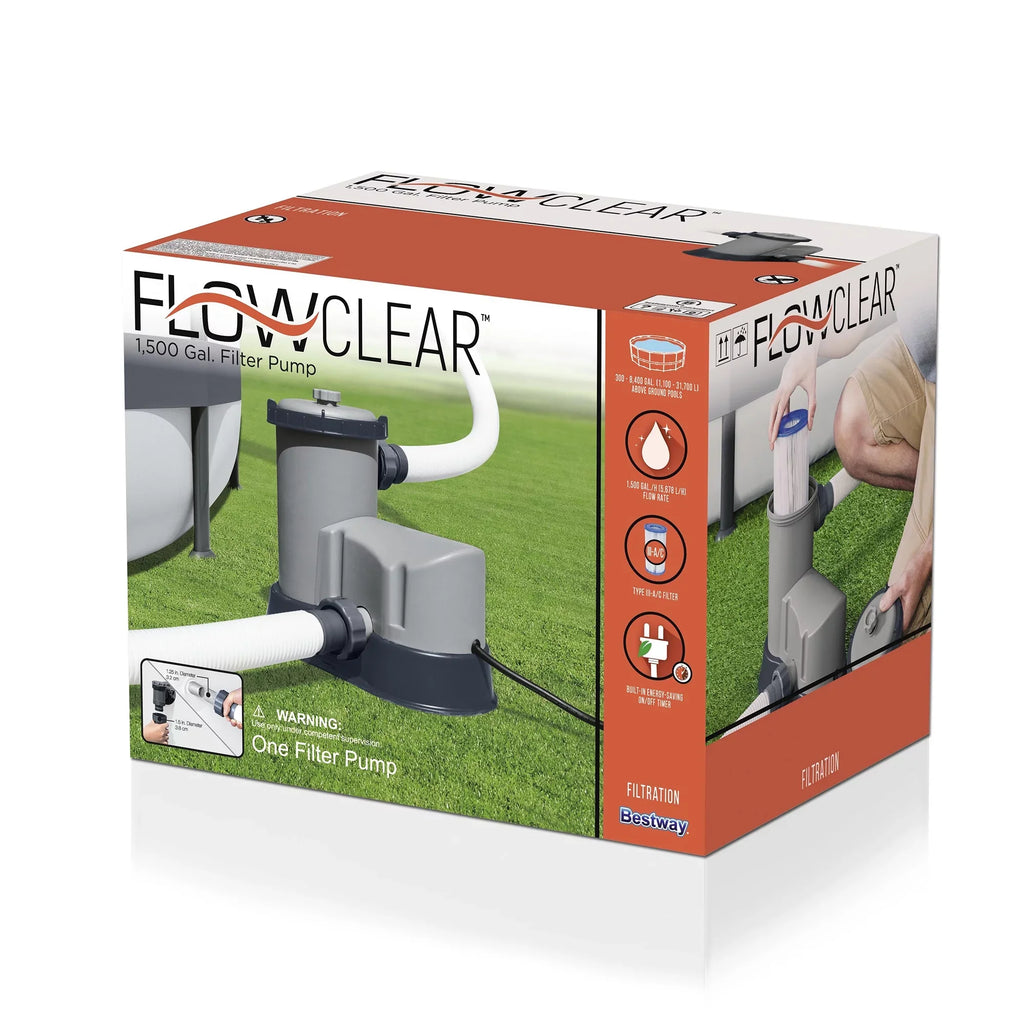 Bestway 58390E Flowclear 1500  Filter Pump for Above Ground Pools