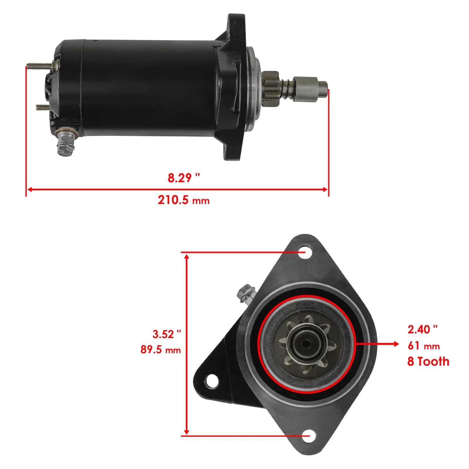 Starter for Sea Doo 278001497 278001936 228000-6242 228000-6240 228000-6241