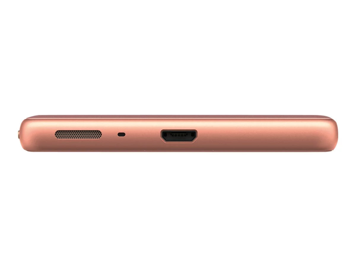 Sony   - Smartphone - 4G  - 16  - microSDXC slot -  - 5" - 1280 x 720 pixels -  -  2  - 13  (8  front camera) - Android - rose gold
