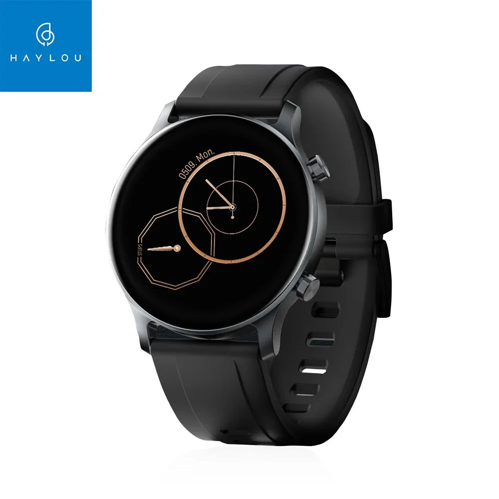 Haylou Smart Watch,Display Bt5.0 Fitness Workout WaterproofSmart Watch Android Ios Workout Modes/ Waterproof Watch (ls04) 1.2-inch (ls04) 1.2-inchCompatible With Android Ios Rs3 Ls04