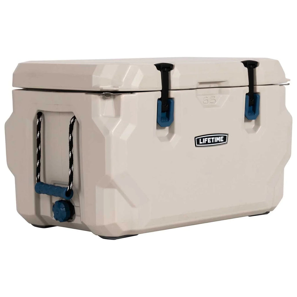 Lifetime 65 Quart High Performance Polyethylene Cooler, Pumice Stone (290983)