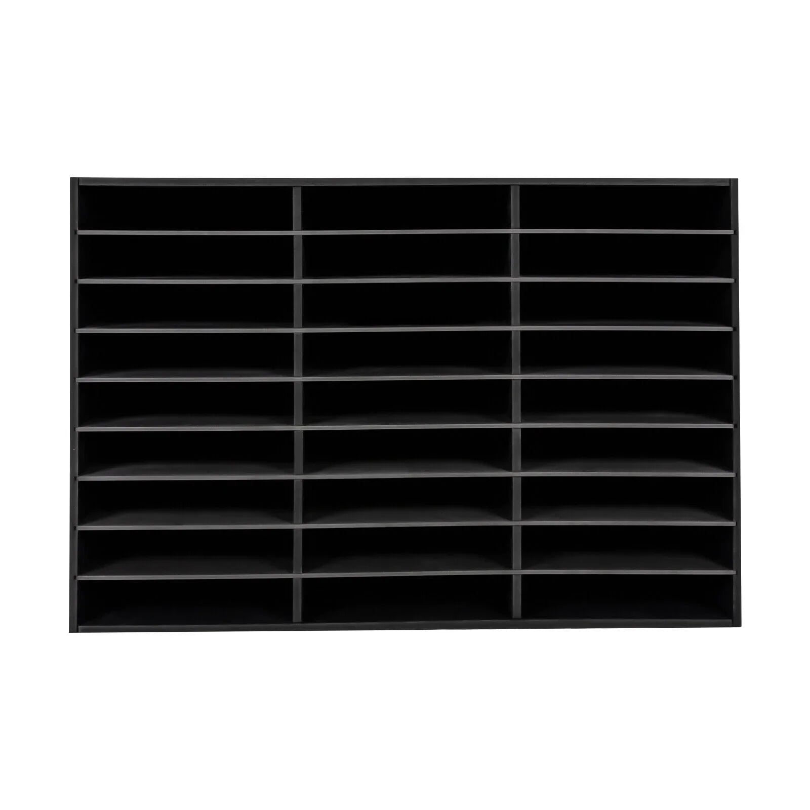27 Slots File Sorter Literature Organizer Mail Paper Storage Holder Open Design
