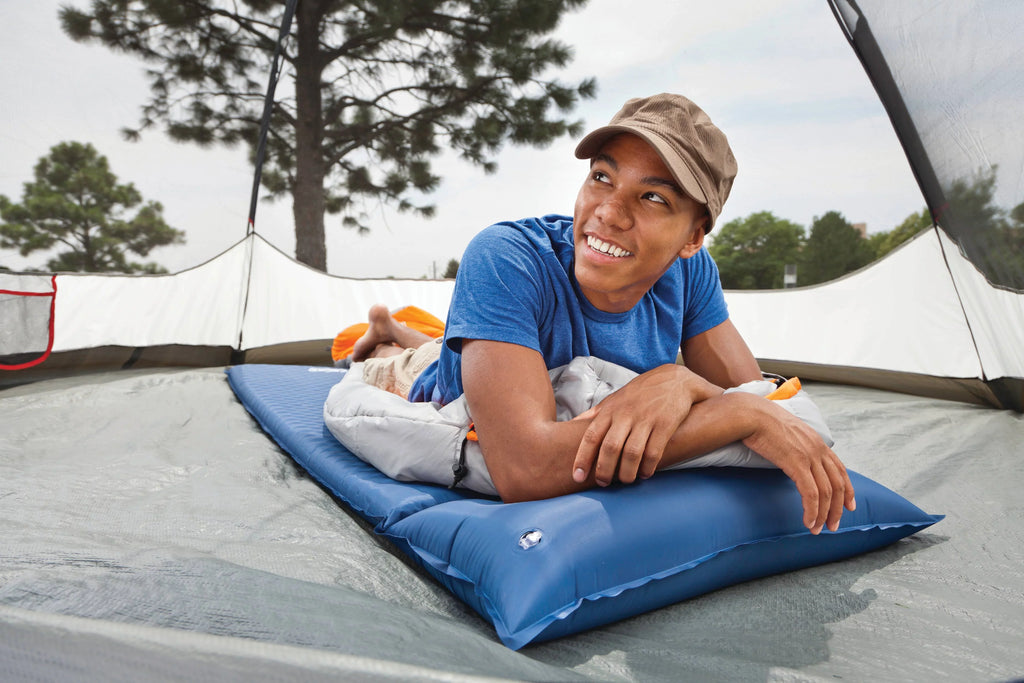Coleman Self-Inflating Sleeping Camp Pad with Pillow, 76" x 25"