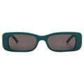 Balenciaga Grey Rectangular Ladies Sunglasses BB0096S 006 51