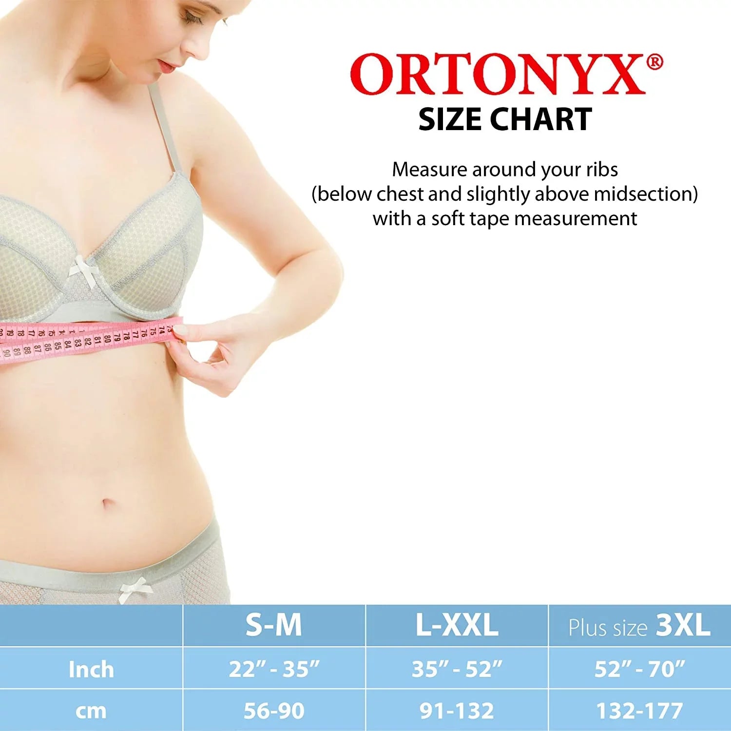 6.25" Broken Rib Brace Unisex - Elastic Chest Wrap Comppression Support Belt - Rehabilitation of Cracked, Fractured, Dislocated Ribs Post-Surgery Aid Plus Size 3XL Black / ACOX5226--3XL