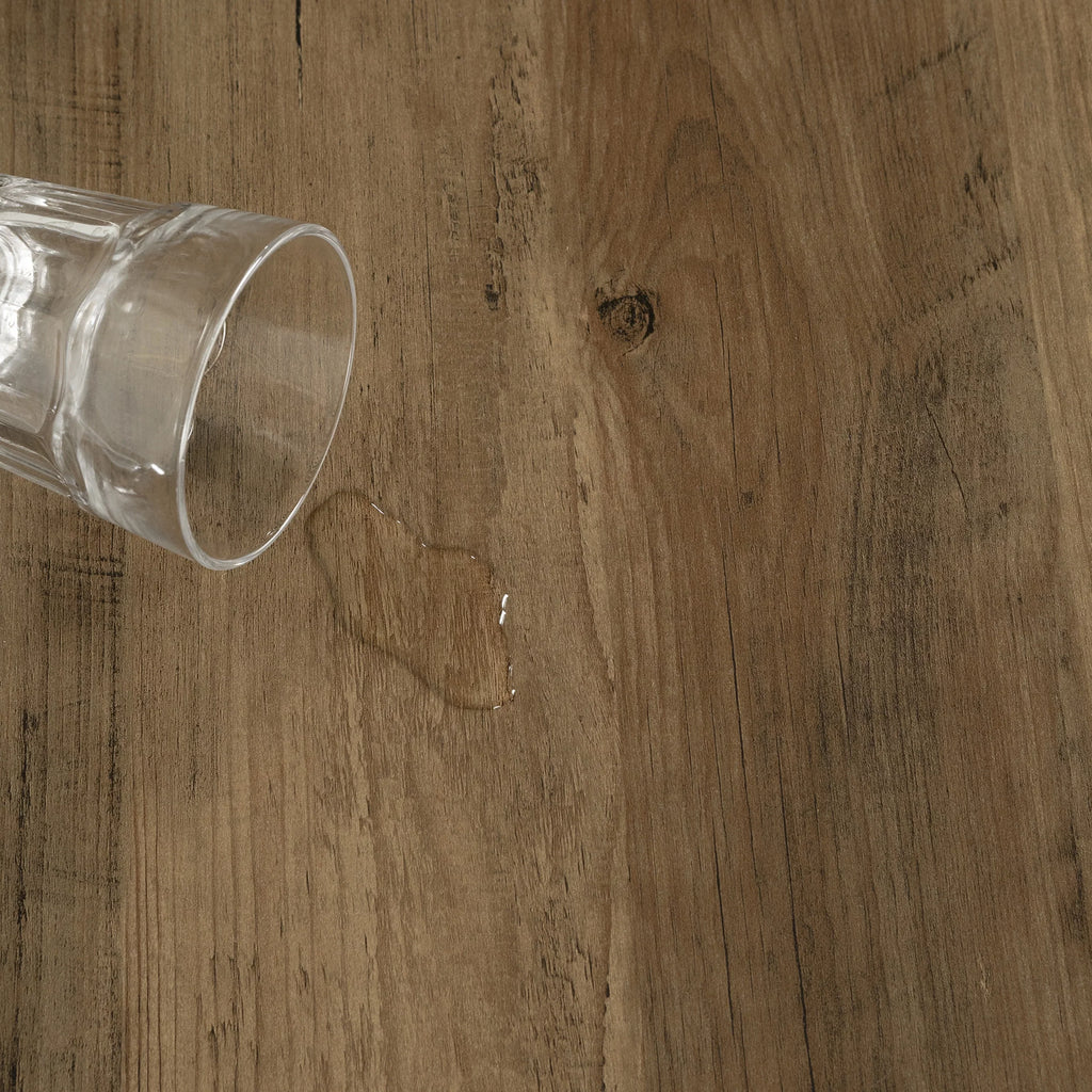 South Shore Mezzy, Urban Modern Industrial Coffee Table, Acacia Brown