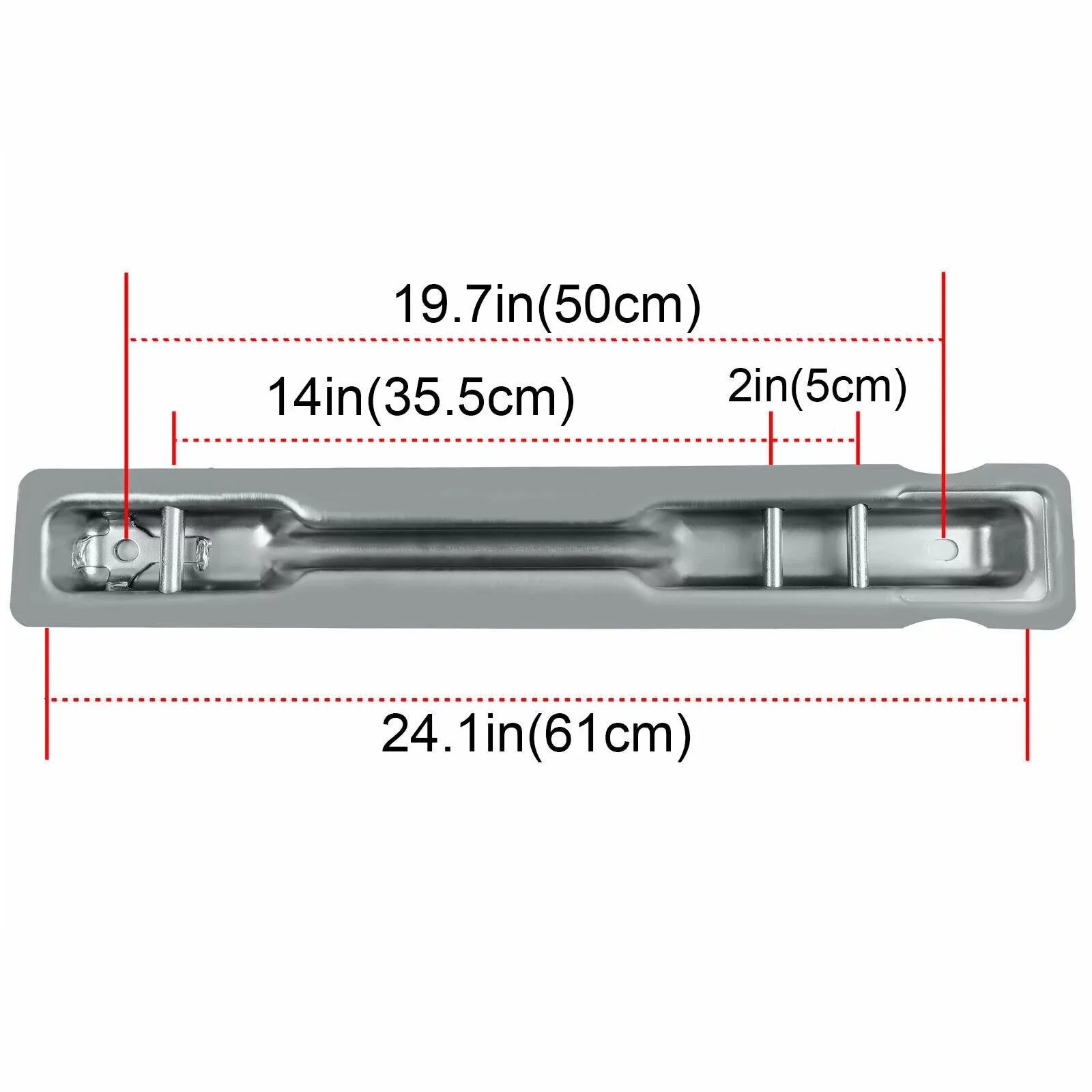 Rear Seat Brackets Fit for 2007-2018 Mercedes Benz Sprinter Models Set of 3 Steel Silvery